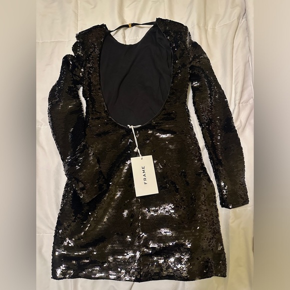 FRAME Sequin Mini Dress - Picture 1 of 4